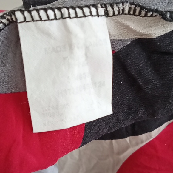 Vintage Italian Brand Silky Off-Shoulder Retro Funky Blouse - Picture 3 of 4